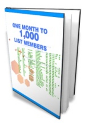 Product picture One Month To 1000 List Members